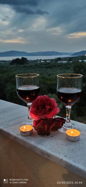 Pelion Charming Cottage, Panoramic Seaview Retreat